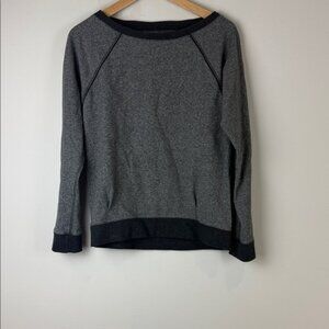 Lululemon Grey and Black Sweatshirt Size Small